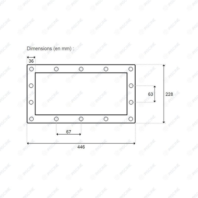 Bride SK GM + enjoliveur + vis parker - Liner - rempl. Easyline (ASTRAL) Skimmer STANDARD 15 Lts PM/GM piscine Béton/Liner Bride SK GM + enjoliveur + vis parker - Liner - rempl. Easyline (ASTRAL) Skimmer STANDARD 15 Lts PM/GM piscine Béton/Liner
