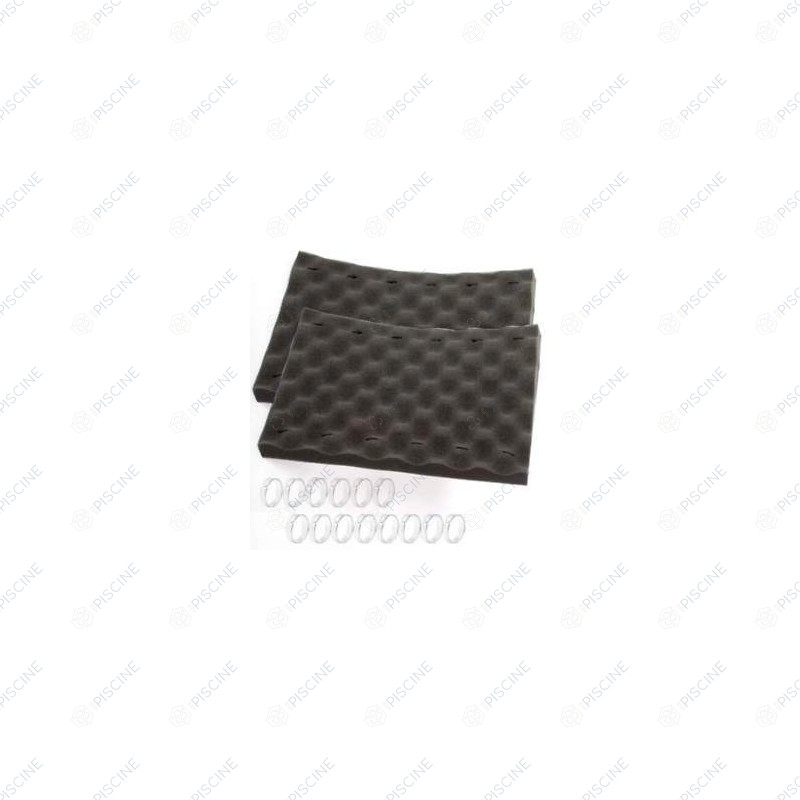 Kit 2 Mousses noires Sweepy/Cybernaut/Indigo/Swing + 14 Clips CY (Zodiac) reference W0887A Kit 2 Mousses noires Sweepy/Cybernaut/Indigo/Swing + 14 Clips CY (Zodiac) reference W0887A