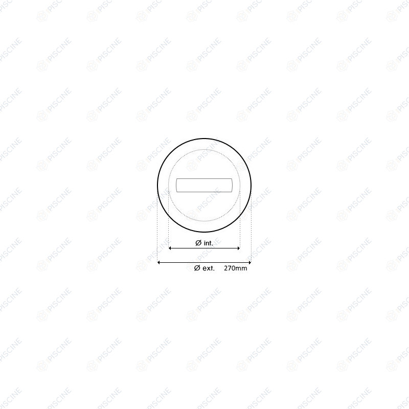 Couvercle + joint doseur Clorimax - (ASTRAL) reference 4408010401