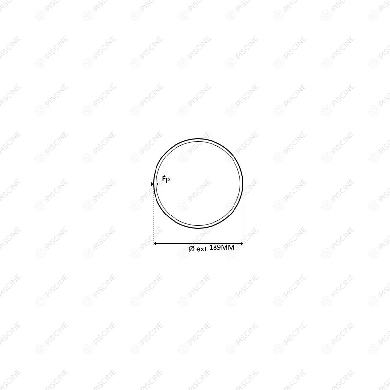 Joint de couvercle de Filtre SAB Libra/Aries 650 (ESPA) reference 129099