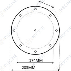 Couvercle Filtre SAB Libra/Aries avec manometre (ESPA) reference 227275