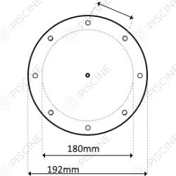 Joint de Couvercle FILTRE SAB Millenium / Cantabric 400/500/600/750 (ASTRAL) reference 4404180201