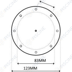 Bride (+ Joints + Vis) BDF 2''  - Inox Béton  (ASTRAL) reference 4402020601