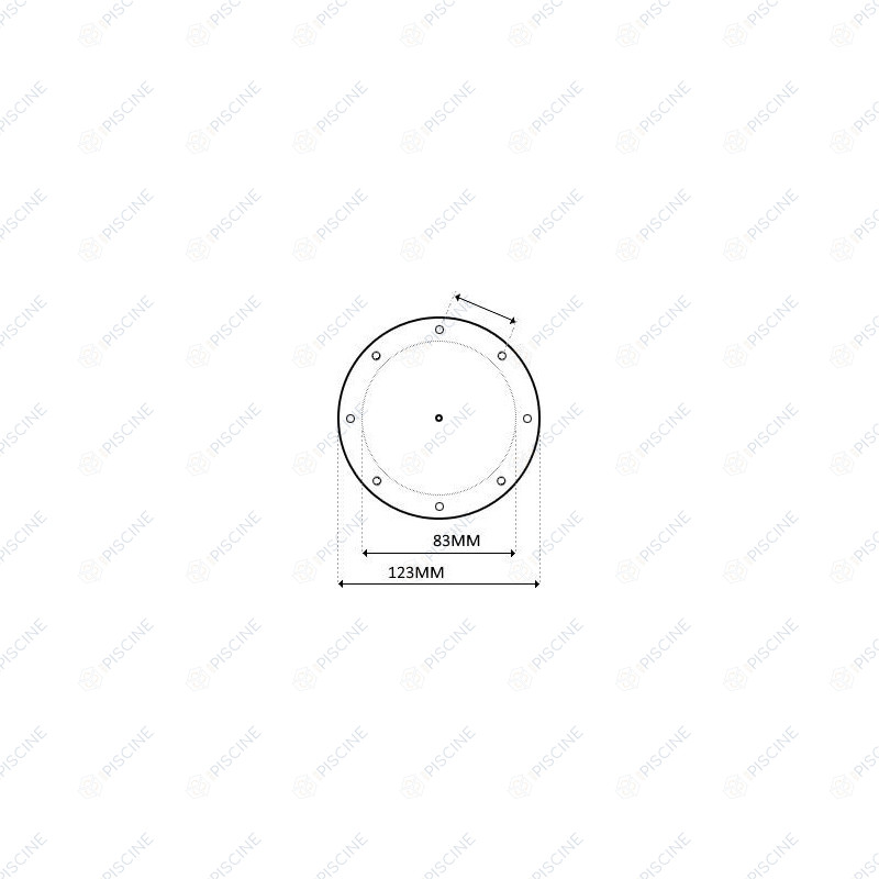 Bride (+ Joints + Vis) BDF 2'' - Inox Béton (ASTRAL) reference 4402020601 Bride (+ Joints + Vis) BDF 2'' - Inox Béton (ASTRAL) reference 4402020601