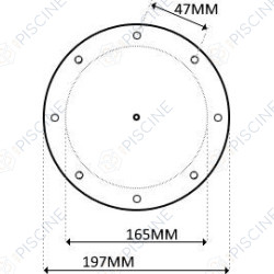 Bride BDF + 12 Vis - 105D204L (SNTE) reference CE02020003 Bride BDF + 12 Vis - 105D204L (SNTE) reference CE02020003
