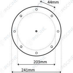 Bride PROJ Carré en Inox (OWM) reference A-14000-160-V4A