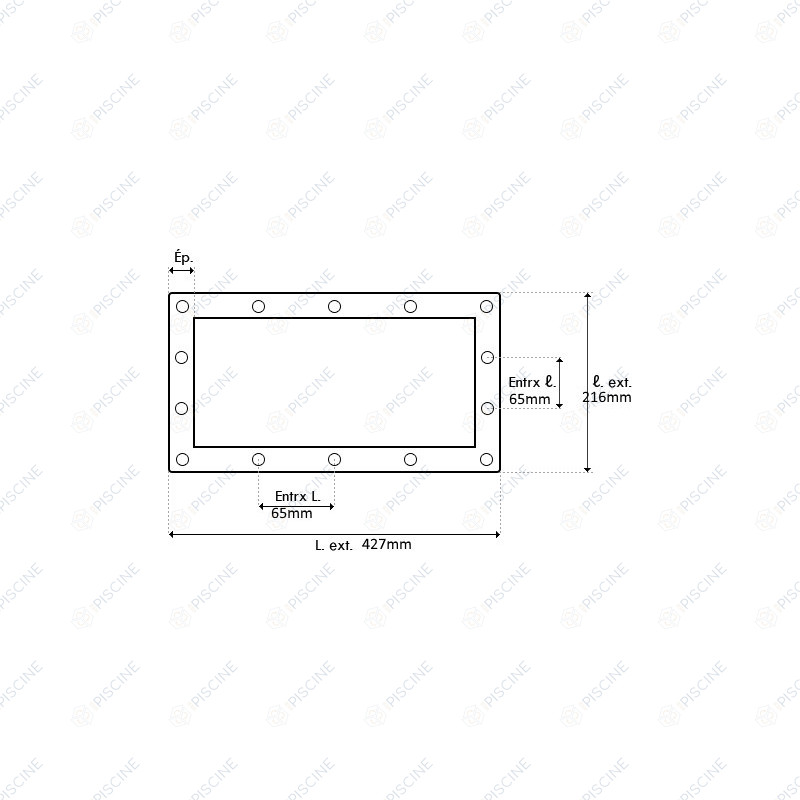 Bride SK GM Liner/Panneaux ELEGANCE - (WELTICO) Skimmer Elegance A400 Liner/Panneau