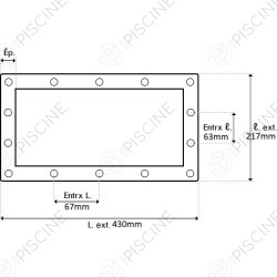 Bride SK GM Classic Liner/Panneaux - (WELTICO) Skimmer Classic A400 Liner-Panneau