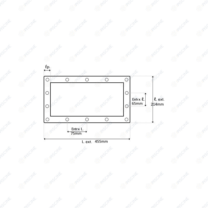Bride de skimmer Grande bouche - (Pentair) Skimmer Grande Bouche Bride de skimmer Grande bouche - (Pentair) Skimmer Grande Bouche