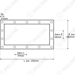 Bride SK SP1097 -  (HAYWARD) Skimmer SP1090 à SP1097