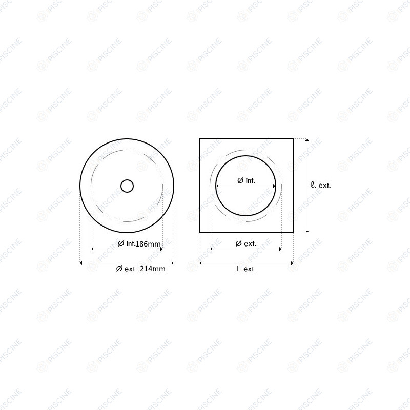 Couvercle + cadre rond 00249R0006 - SK GM Liner/Béton (ASTRAL) Skimmer STANDARD 15 Lts PM/GM piscine Béton/Liner Couvercle + cadre rond 00249R0006 - SK GM Liner/Béton (ASTRAL) Skimmer STANDARD 15 Lts PM/GM piscine Béton/Liner