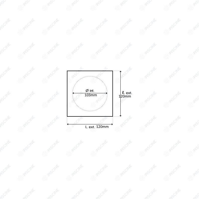 Couvercle boitier de connexion Gris (HAYWARD) reference BCX16004HDLG Couvercle boitier de connexion Gris (HAYWARD) reference BCX16004HDLG