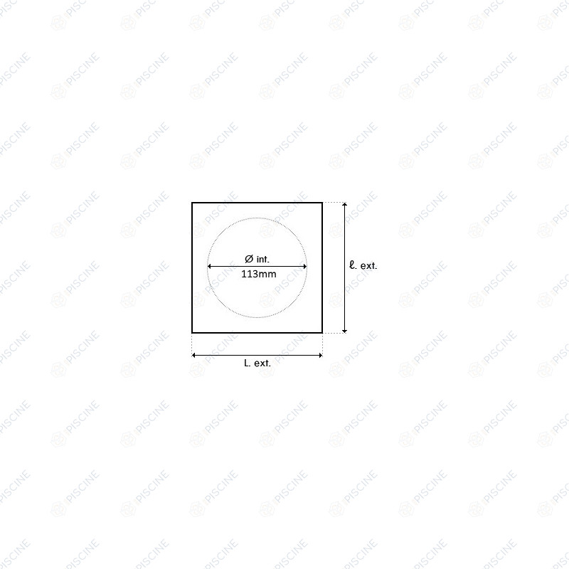 Couvercle rond de boitier de connection - 106D050 (SNTE) reference CE03020000 Couvercle rond de boitier de connection - 106D050 (SNTE) reference CE03020000