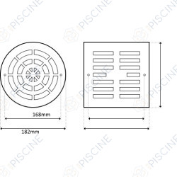 Grille BDF Bonde de Fond- (PENTAIR) reference G-MAIN-COV