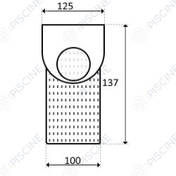 Panier de Préfiltre pompe Fonte 3000 tr/mn 2CV et Astral Glass (ASTRAL) reference 4405010505 Panier de Préfiltre pompe Fonte 3000 tr/mn 2CV et Astral Glass (ASTRAL) reference 4405010505