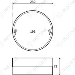 Réhausse SK Série SP1080 -  (HAYWARD) Skimmer SP1075 à SP1085