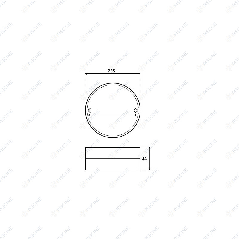 Réhausse SK (POOL'S) Skimmer GM 420x205 / PM 280x205 Réhausse SK (POOL'S) Skimmer GM 420x205 / PM 280x205