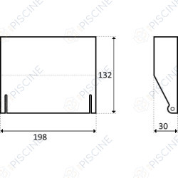 Volet SK AM avec charniere - GM Liner/Béton (ASTRAL) Skimmer STANDARD 15 Lts PM/GM piscine Béton/Liner Volet SK AM avec charniere - GM Liner/Béton (ASTRAL) Skimmer STANDARD 15 Lts PM/GM piscine Béton/Liner