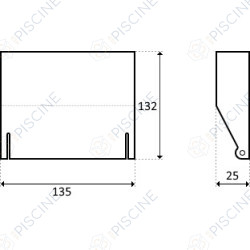 Volet SK SP1094 -  (HAYWARD) Skimmer SP1090 à SP1097