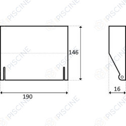 Volet SK sans axe (KRIPSOL) reference RSKI0015.00R
