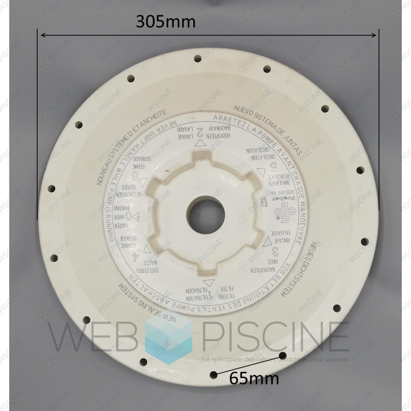 Couvercle VAN SM 30 - 3" GFK (PRAHER) reference 14.0560