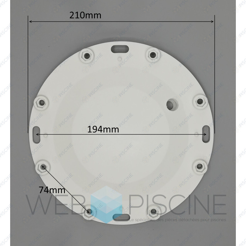 Support porte lampe + réflecteur PROJ 100W (KRIPSOL) reference REFU0006.00R