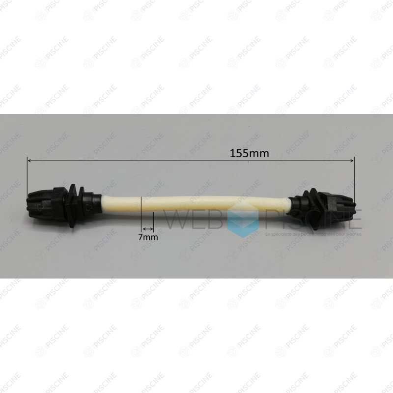Tube santoprène (avec raccords 00.014.000) Ø7 mm, L155 mm (Microdos) reference RR.005.001