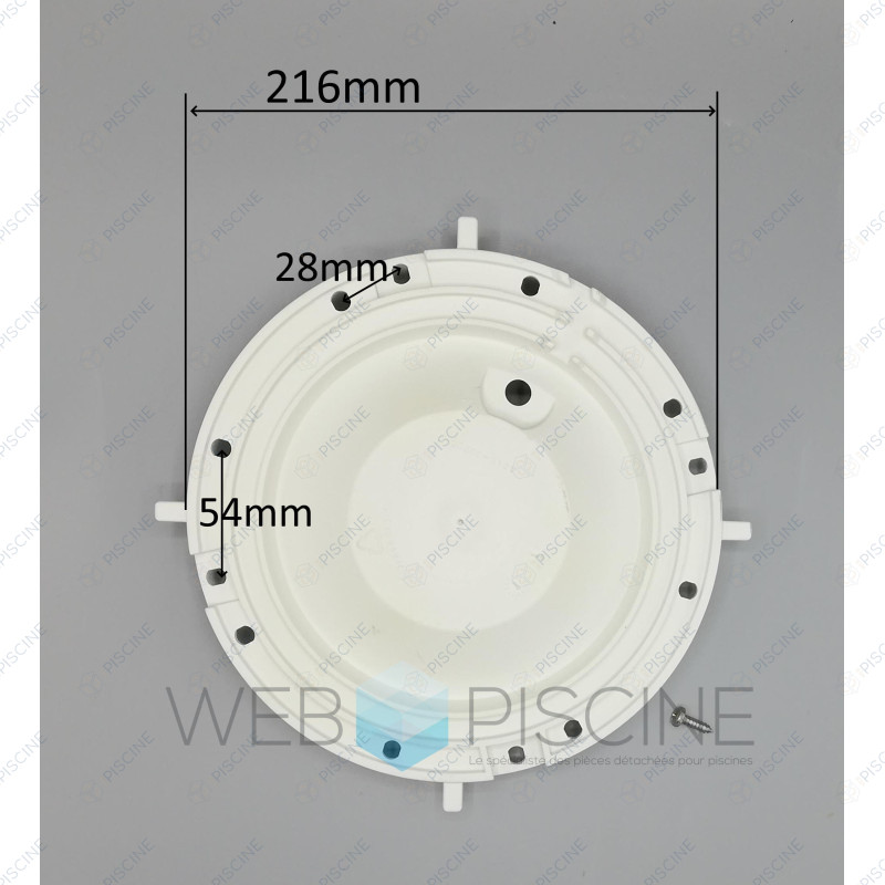 Support Ampoule PROJ Plat - Béton/Panneaux (ASTRAL) reference 4403010108