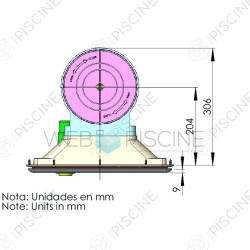 Mini-Skimmer grande meurtrière modèle 20891 - (ASTRAL) reference 42697