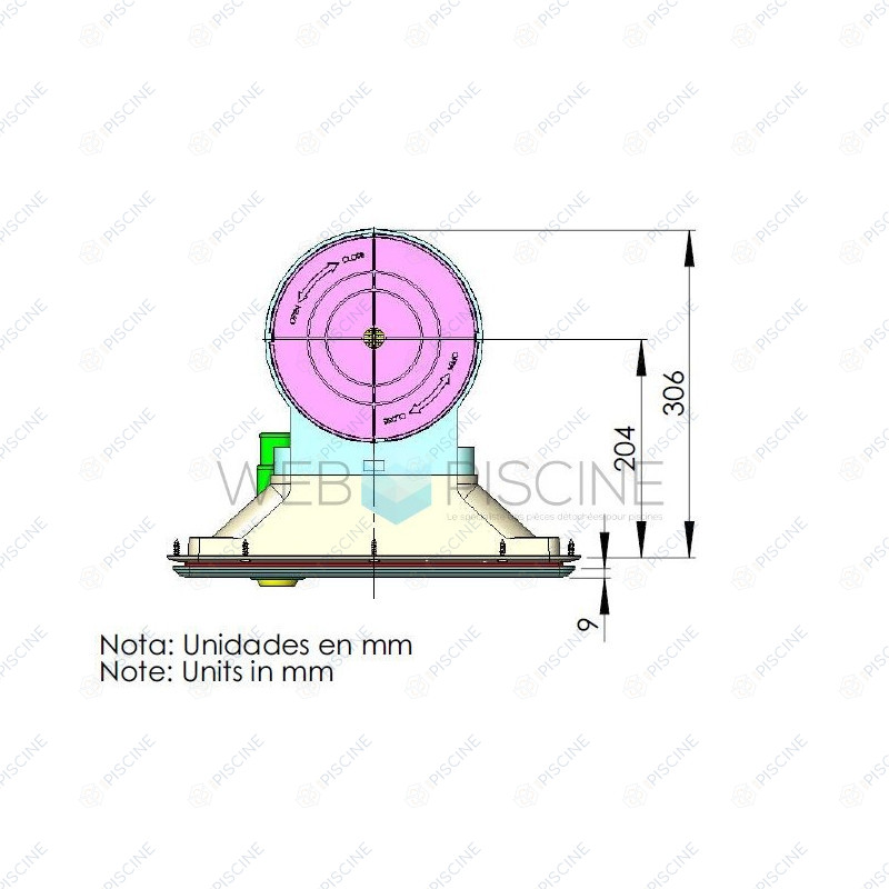 Mini-Skimmer grande meurtrière modèle 20891 - (ASTRAL) reference 42697 Mini-Skimmer grande meurtrière modèle 20891 - (ASTRAL) reference 42697