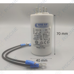 Condensateur pompe OK / CK / KSE / EP / KNG 71 - 16 µF (KRIPSOL) reference RMOT0007.03R