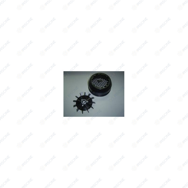 Capot  + ventilateur + bague pompe 1,50 à 3 CV Tri (ASTRAL) reference 4405010148