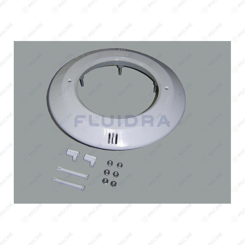 Enjoliveur + bride + vis et anneaux plastiques + écrous PROJ Led - (ASTRAL) reference 4403014004 Enjoliveur + bride + vis et anneaux plastiques + écrous PROJ Led - (ASTRAL) reference 4403014004
