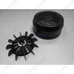 Capot + ventilateur + bague pompe Swimflo HGS 3 cv mono reference 4405010170