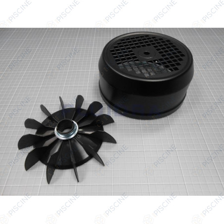 Capot + ventilateur + bague pompe Swimflo HGS 3 cv mono reference 4405010170