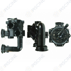 Vanne side 2'' 6 voies noire filtre (PENTAIR) reference RE261071ND