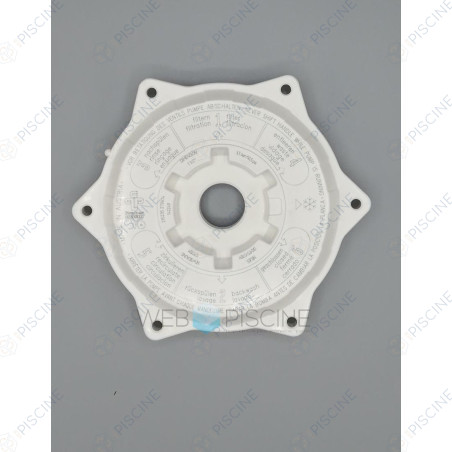 Couvercle de vanne SM 10 1 1/2'' ABS (PRAHER) Vanne Side Ocean V6 1"1/2