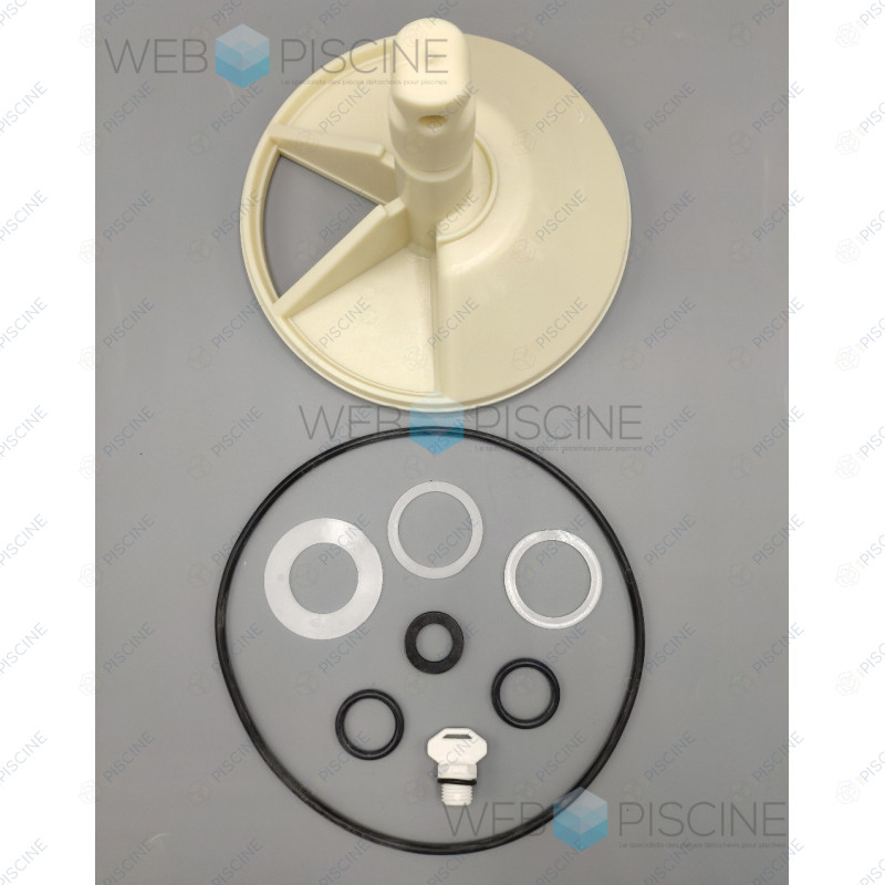 Kit joints + boisseau collé vanne 2 pouces Praher