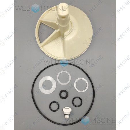Kit joints + boisseau collé vanne 2 pouces Praher