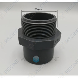 Embout Filetés mâles à coller 63-50 2"