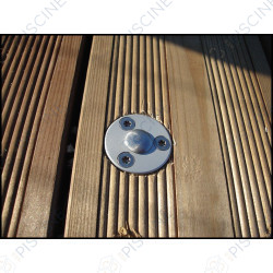 Piton pour caillebotis bois ou composite + 3 vis C/500