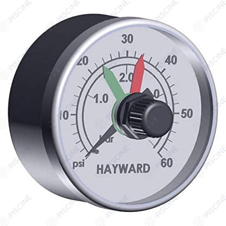 Manomètre vis arrière FILTRE Perflex 4 bars siglé- (HAYWARD) reference ECX2712B1