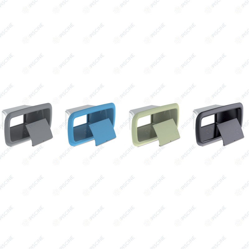 Insert enjoliveur + volet  Anthracite Metallisé SK Elegance (WELTICO) Skimmer Elegance A400 Liner/Panneau