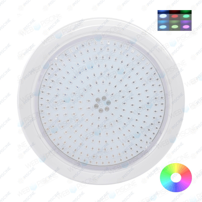Projecteur Led couleur RGB 220 mm 24 w à visser Projecteur Led couleur RGB 220 mm 24 w à visser
