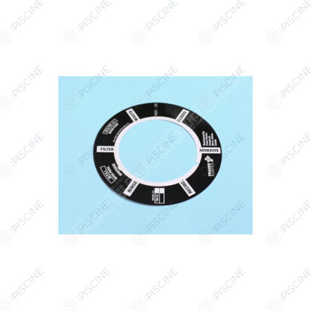 Marquage sérigraphié autocollant vanne 2'' SM20 - (Peraqua-Praher) Vanne Side Ocean V6 2"