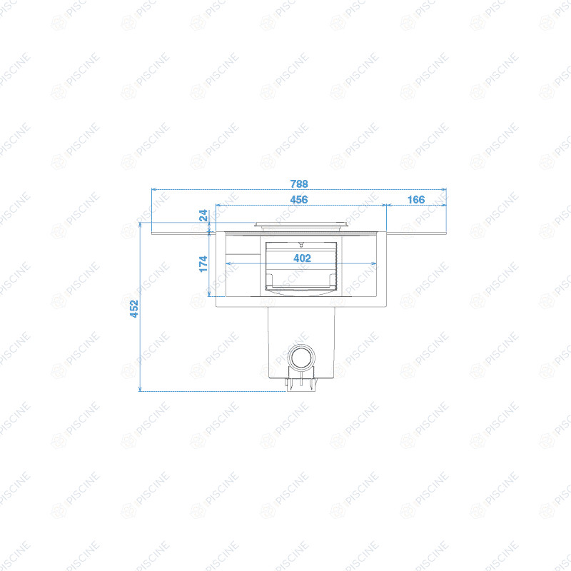 Skimmer Miroir Liner SL119-M-MR BWT Skimmer Miroir Liner SL119-M-MR BWT