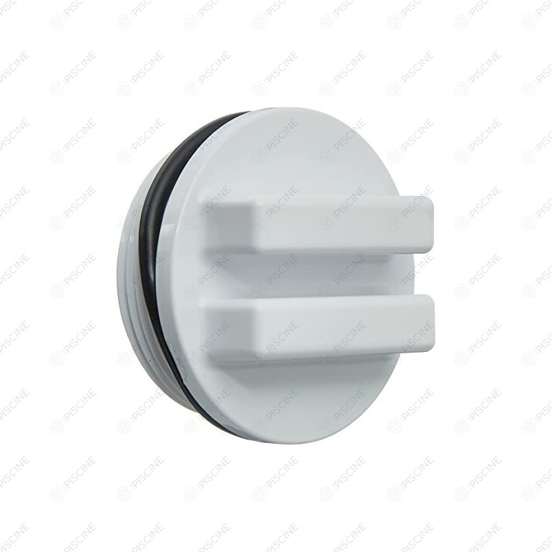 SP1022C - "BOUCHON DE VIDANGE 1\"1/2 FILTRE DE DE PRO GRID AVEC JOINT - FILETAGE L. 18 X D. 46 MM (HAYWARD)"
