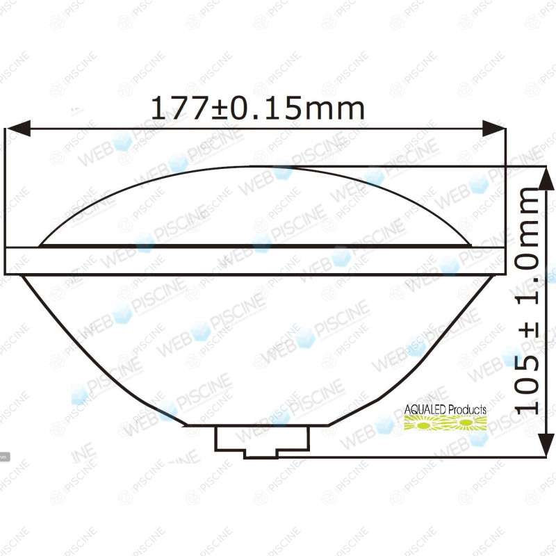 Ampoule LED piscine PAR56 LightUp Ampoule LED piscine PAR56 LightUp