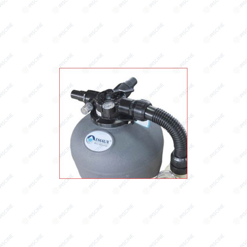 Vanne Top 4 voies filtre Emaux MPV16 Vanne Top 4 voies filtre Emaux MPV16