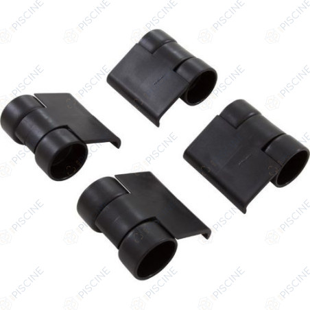 jupe à rouleau (x4) noir aquanaut (hayward)